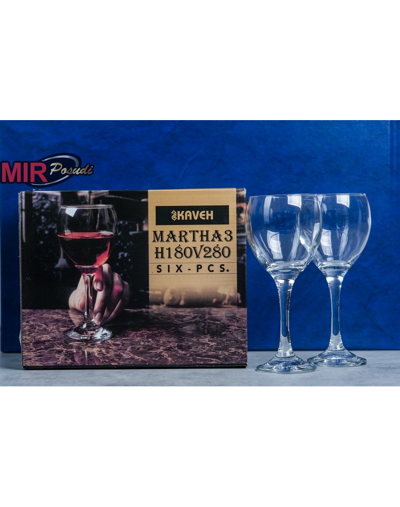 WG8028GC Set pahare 6buc "Martha3" 280ml 1/4