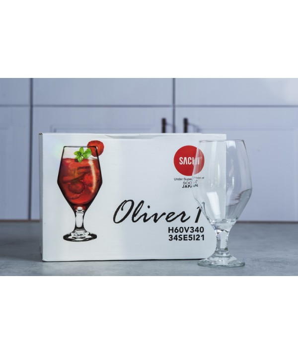 34SE5I21 Set 6 pahare "Oliver1" 340ml 1/4