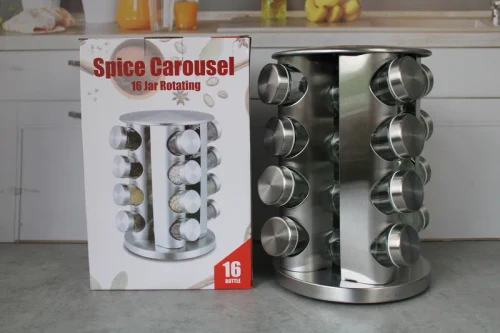 R040-7 Set container p/u condimente pe suport 17pcs  1/9