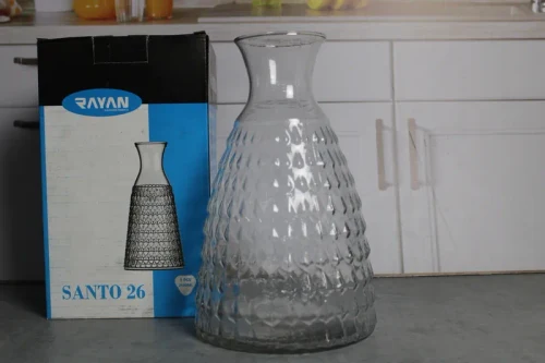RYG015 Vaza p/u flori sticla 1buc "Santo 26" 1/6
