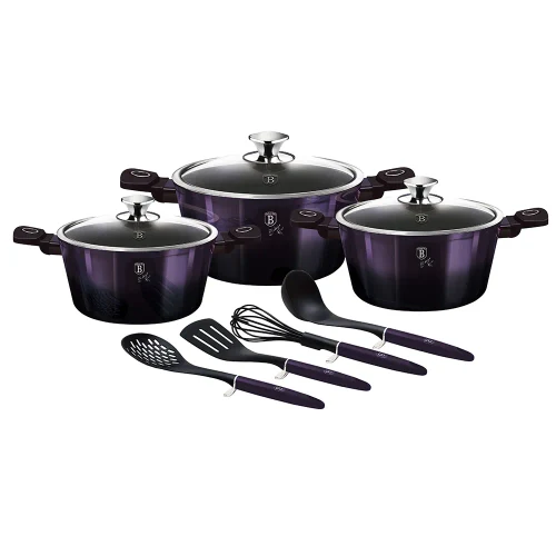 BH7141 Set cratite bucatarie 10pcs "PurpleEclipse" 1/1