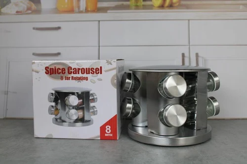 R040-1 Set container p/u condimente pe suport 9pcs  1/12