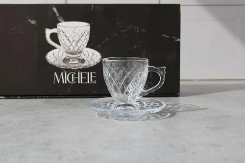 TS3018GCL Set ceai sticla 12pcs "Michele" 1/4