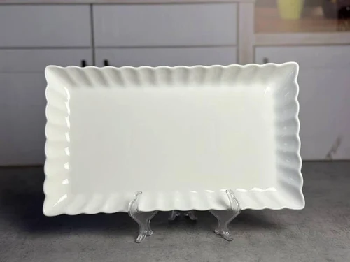 YC-102 Platou ceramica rectangular 17x30cm 1/20