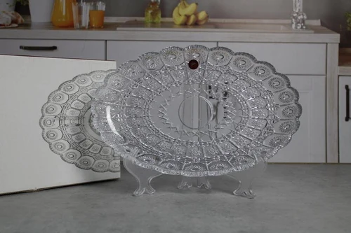 SK09602800W Platou oval sticla 36x23cm "Mey-Ji" 1/8