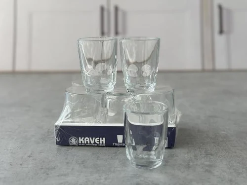 TT0201SGL Set pahare sticla 90ml 6buc "Kaveh" 1/12