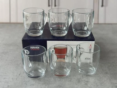 GL9004GCL Set cani sticla 6buc 300ml "Aten" 1/6