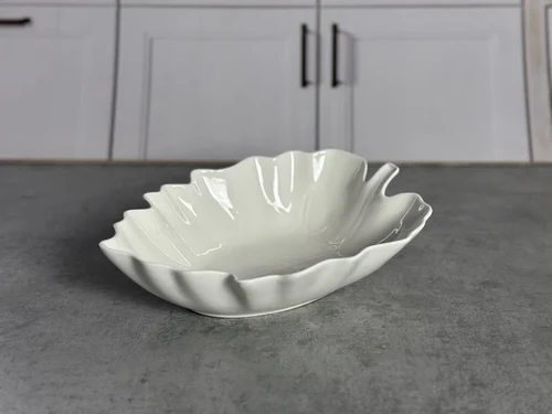 QC1802 Salatiera ceramica 19*28*7cm "Frunza" 1/36