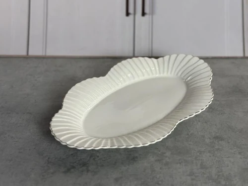 YDB410 Platou oval ceramica 36*22cm 1/24