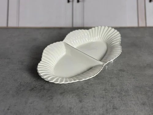 YDB417 Platou oval cu separari ceramica 30*18cm 1/36