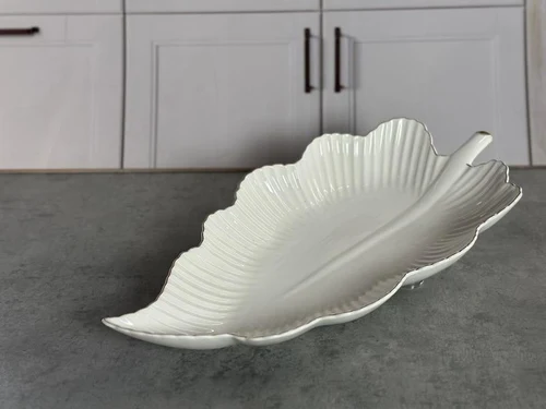 YDB418 Platou ceramica 45*24cm "Frunza" 1/18